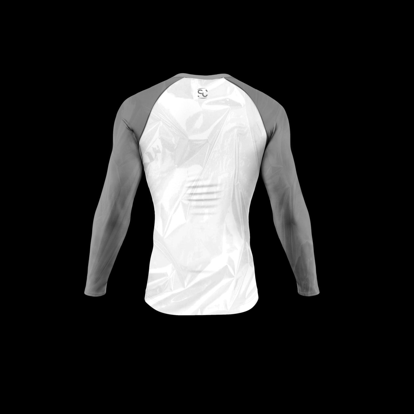 WHITE GREY RASHGUARD