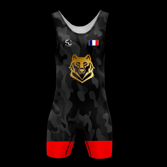 BLACK CAMO SINGLET